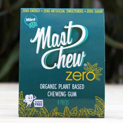 Mast Chew Organic Chewing Gum Zero Sleeve Spearmint 8 pce