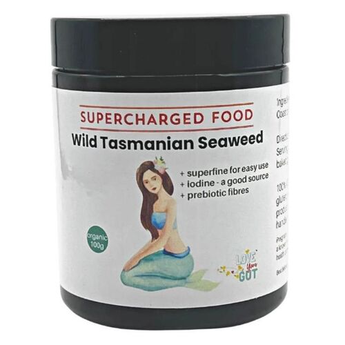 Supercharged Food Wild Tasmanian Seaweed (Superfine) 100g