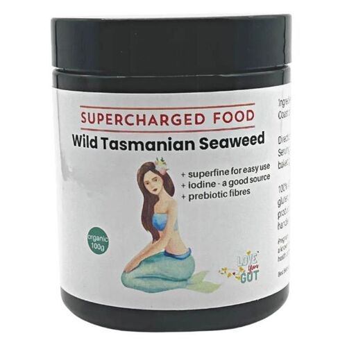 Supercharged Food Wild Tasmanian Seaweed (Superfine) 100g